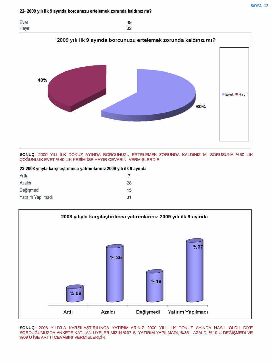 2009 Sanayici Anketi