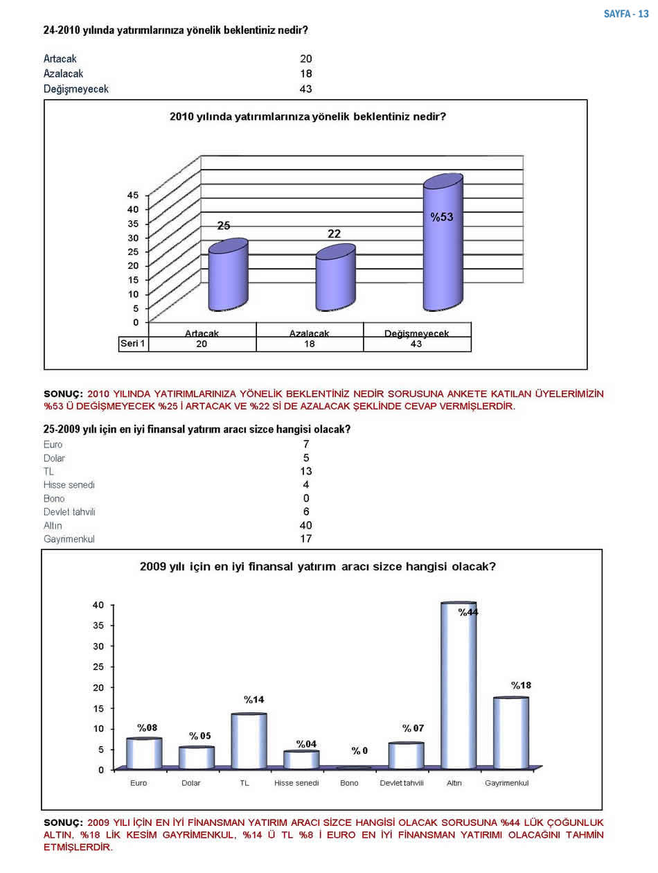 2009 Sanayici Anketi